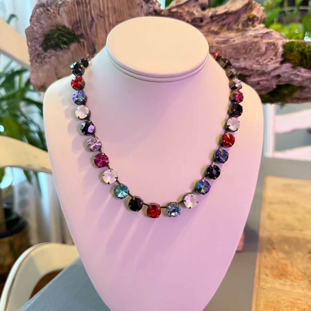 Sabika Crystal Winter 2016 Tennis Style Necklace - Picture 2 of 9